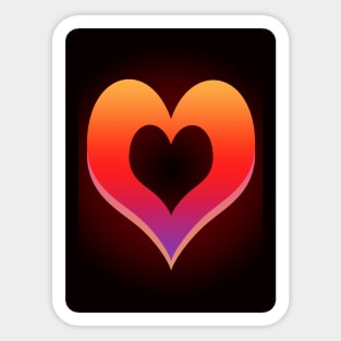 Romantic Retro Sticker